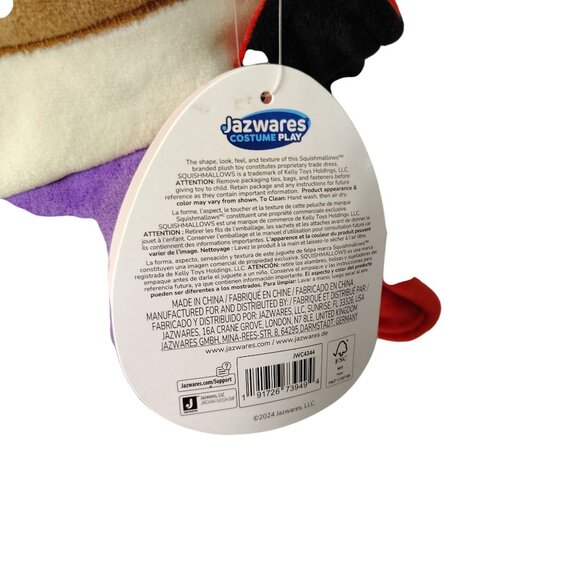 Original Squishmallows Reginald The Vampire Corgi Halloween 12" Plush Treat Pail - Picture 3 of 10